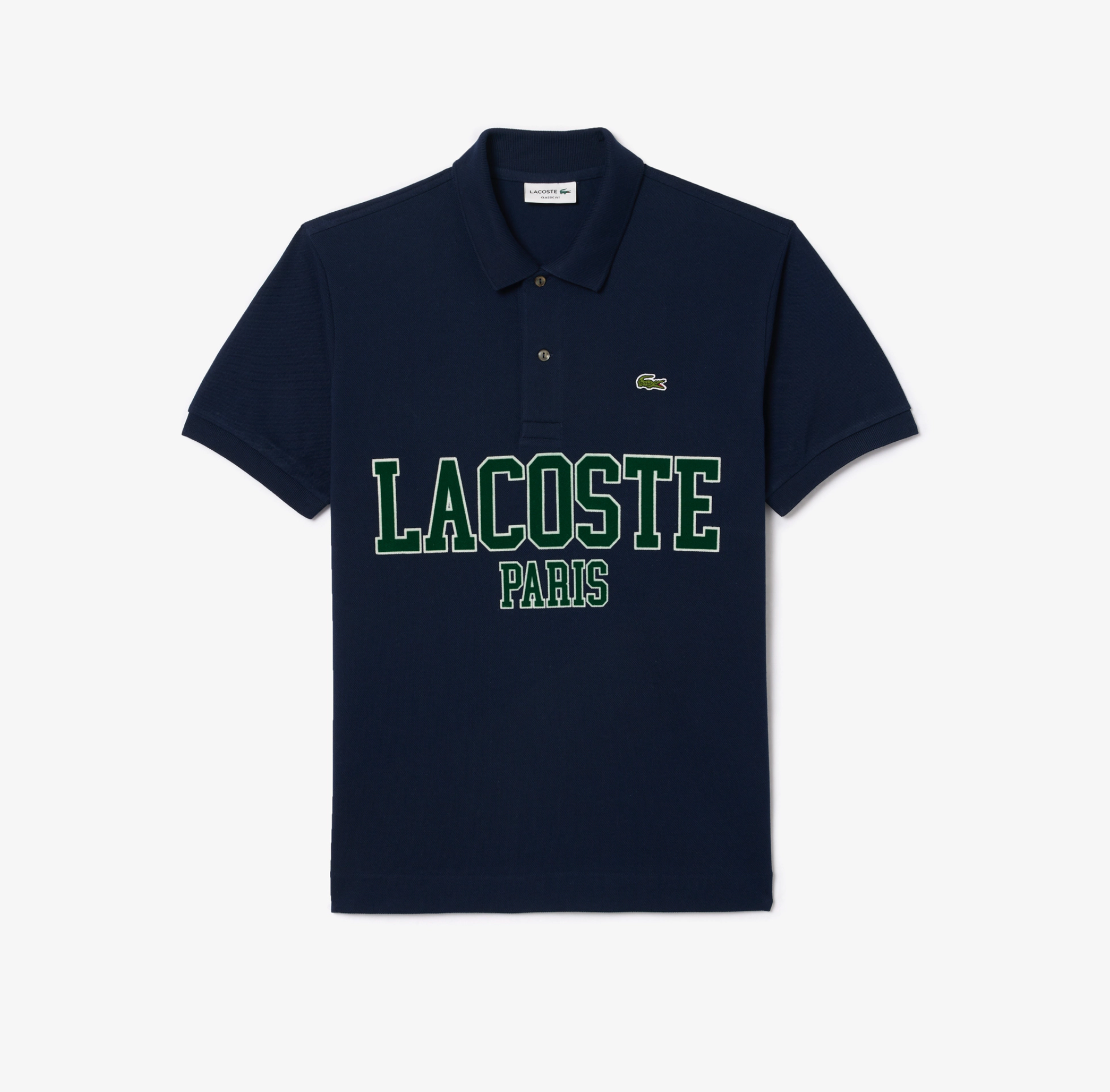 Lacoste Polo T-Shirt - Men's Branded Piqué Polo - Navy - PH7419