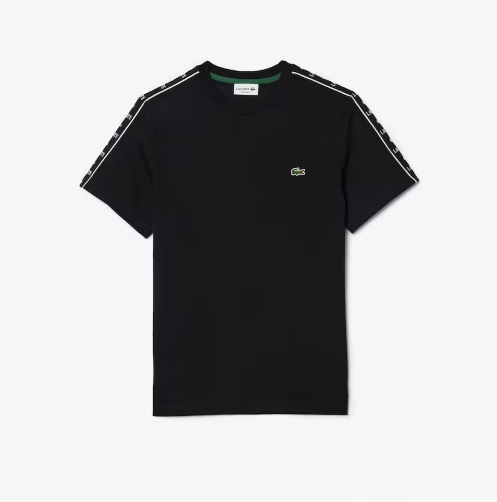 Lacoste T-Shirt - Men's Cotton Stripe - Black - TH7404-51