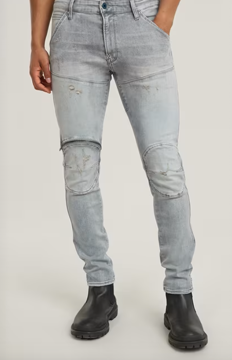 G-Star Jeans - 3D Zip Knee Skinny - Vintage Grey - D01252
