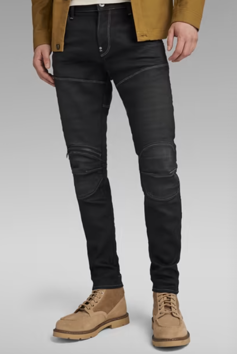 G-Star Jeans - 3D Zip Knee Skinny - Black - D01252