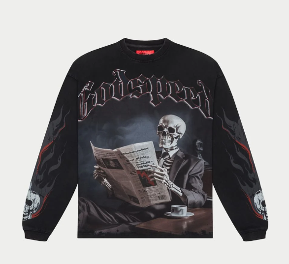 GodSpeed T-Shirt - Black-Monday-Ls-T-Shirt - Black-Wash