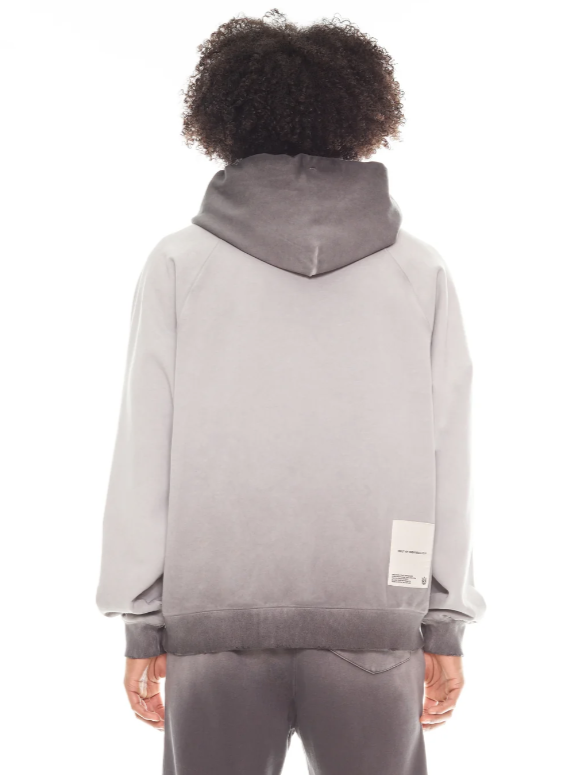 Cult Of Individuality Sweatsuit - Pullover Sweatshirt - Open Hem Sweatpants - Vintage Charcoal - 624BC-PH13D-SP14A