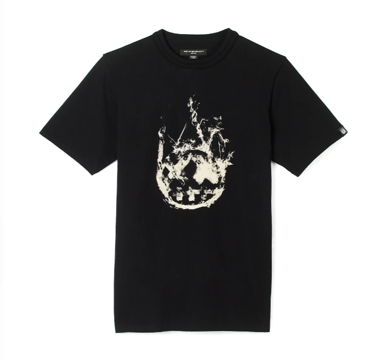 Cult Of Individuality T-Shirt - Short Sleeve Crew Neck Tee " Smoke" - Black - 624B11-K100A