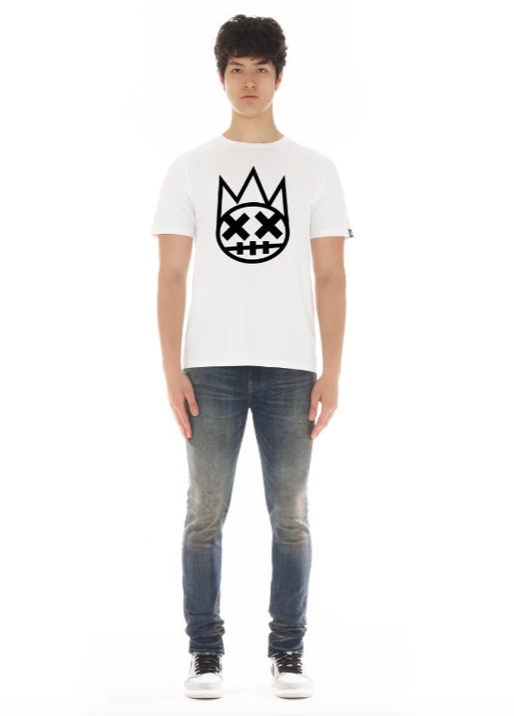 Cult Of Individuality T-Shirt - Shimuchan Logo Tee Shirt - White - 624AC-K50I