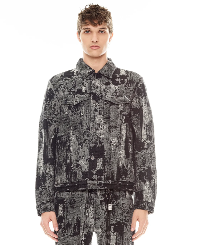 Cult Of Individuality Jacket - Type II Denim Jacket - Digi Black - 624B9-TT9C