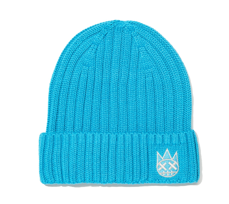 Cult Of Individuality Hat - Shimuchan Logo Knit Hat - Electric Blue - 624BC-CH62A