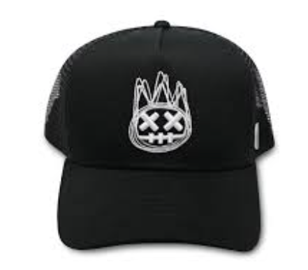 Cult Of Individuality Hat - Mesh Back Trucker Curved Visor - Black Crown - W\Black Mesh - 620B0-CH04