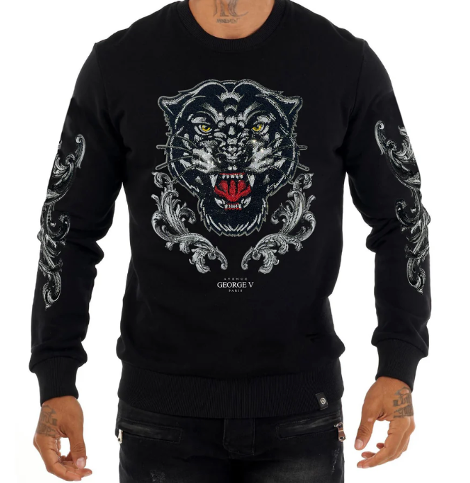 George V T-Shirt - Tiger - Black - GV-2801