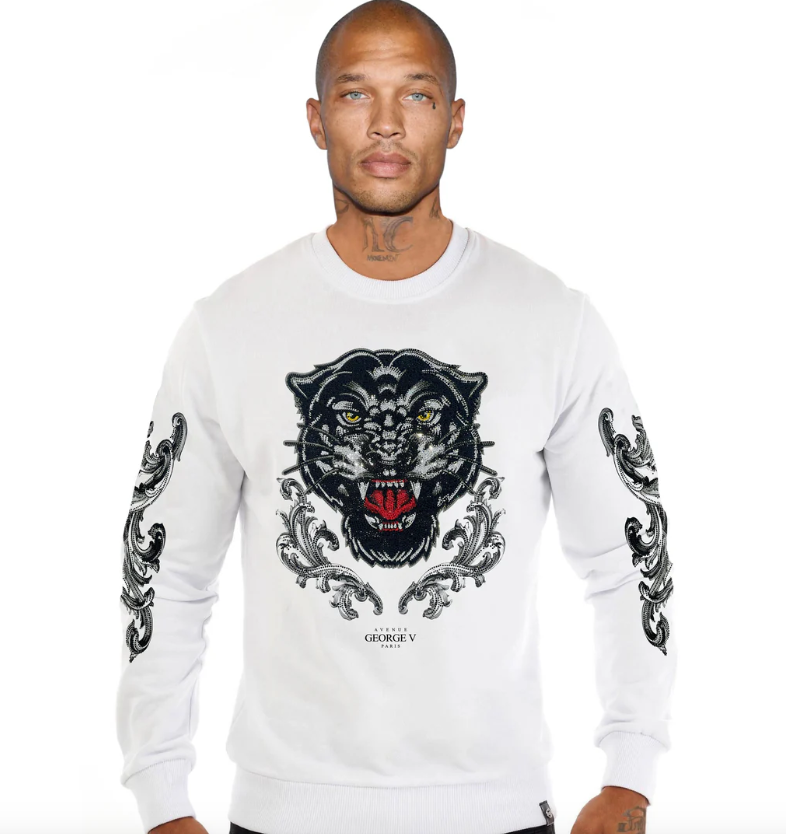 George V T-Shirt - Tiger - White - GV-2801