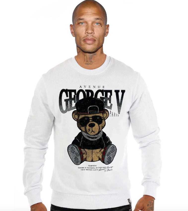 George V T-Shirt - Cool Teddy - White - GV-2805