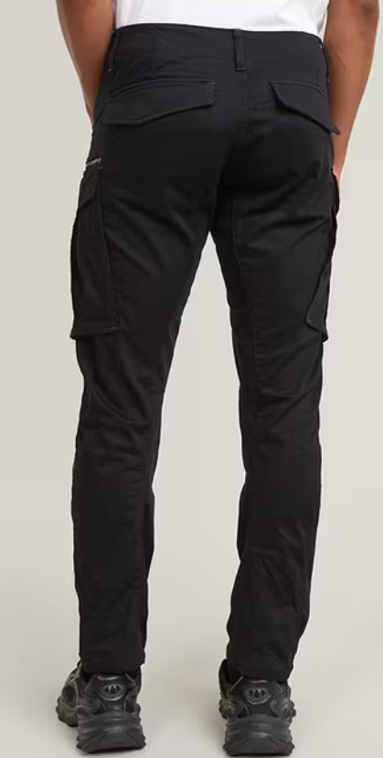 G-Star PANTS - ROVIC ZIP 3D REGULAR TAPPERED -DK BLACK - DO219O-D9O9-6484 51