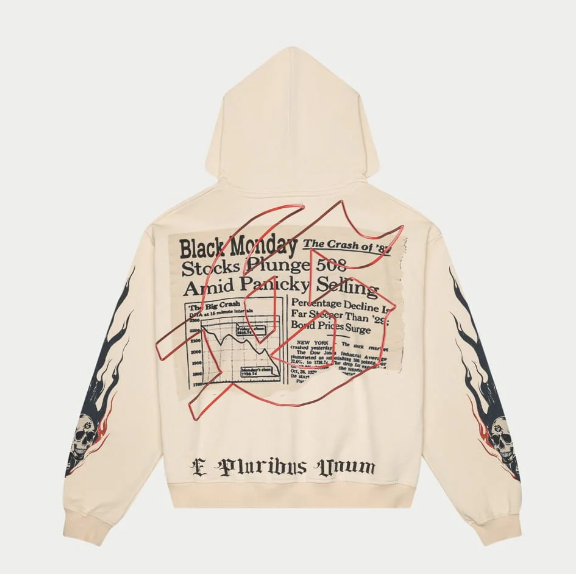 Godspeed Hoodie - Black Monday Hoodie - Bone - GSHBB