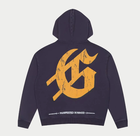 Godspeed Hoodie - Chrome Liberty Zip Hoodie - Navy - GSHCN