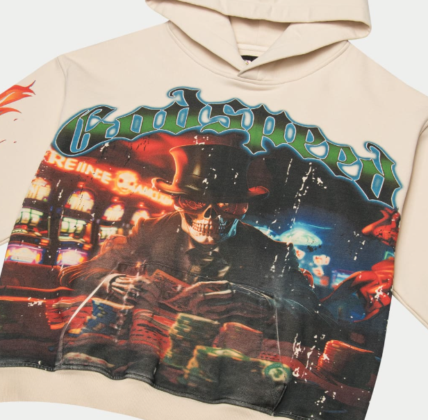 Godspeed Hoodie - L.A.G Hoodie - Bone Wash - GSHLB