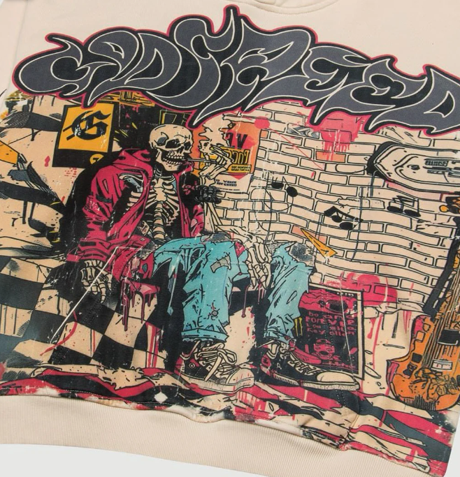 Godspeed Hoodie - Stoner Hoodie - Bone - GSHSB