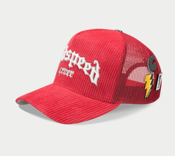 Godspeed Hat - GS FOREVER TRUCKER HAT - Rose Corduroy - GSHHR