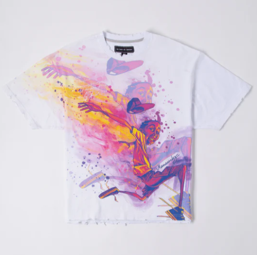 GFA Manasseh T-Shirt - Leap of  Faith SS Knit -Bleach White - 041-3311