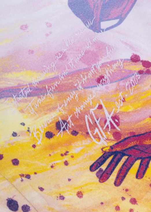 GFA Manasseh T-Shirt - Leap of  Faith SS Knit -Bleach White - 041-3311