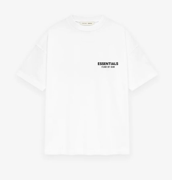 Essentials T-Shirt - Essential Tee - Bright White - FW23