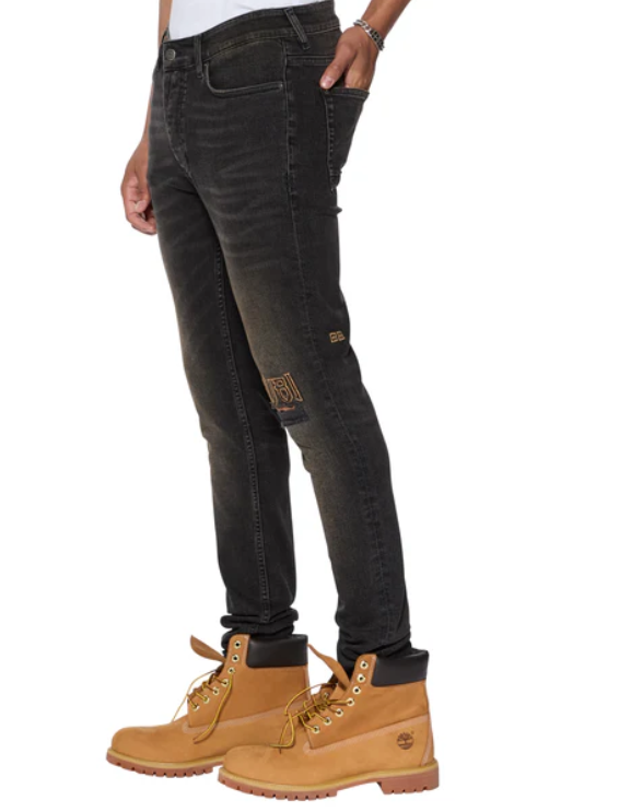 Ksubi Jeans - Van Winkle Kingdom Repair - Black - MSP25DJ032