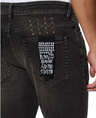 Ksubi Jeans - Van Winkle Kingdom Repair - Black - MSP25DJ032