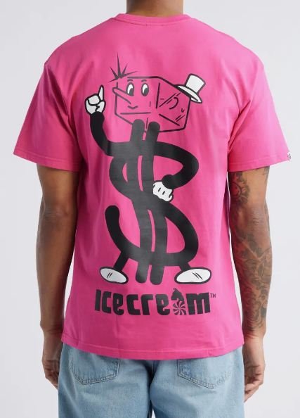Icecream T-Shirt - My Friends Call Me Cash - Beetroot Purple - 451-2208