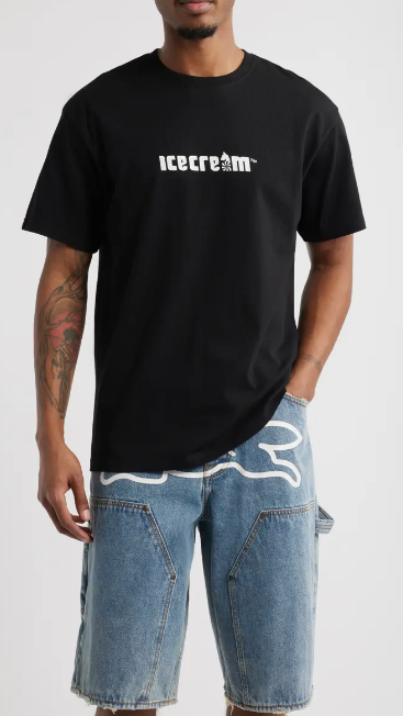 Icecream T-Shirt - My Friends Call Me Cash - BLack - 451-2208