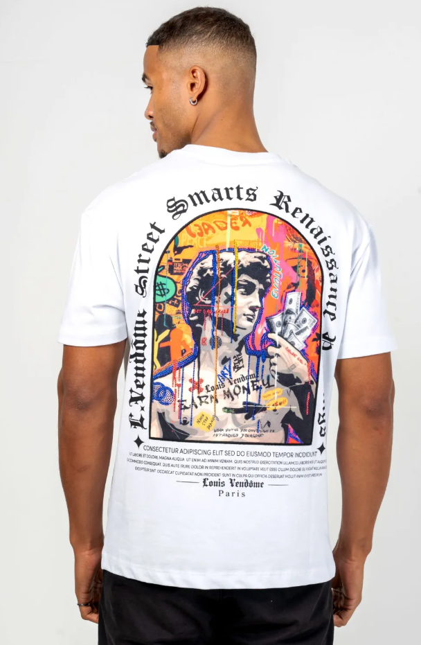 Louis Vendome T-Shirt - Renaissance - White - LV-52