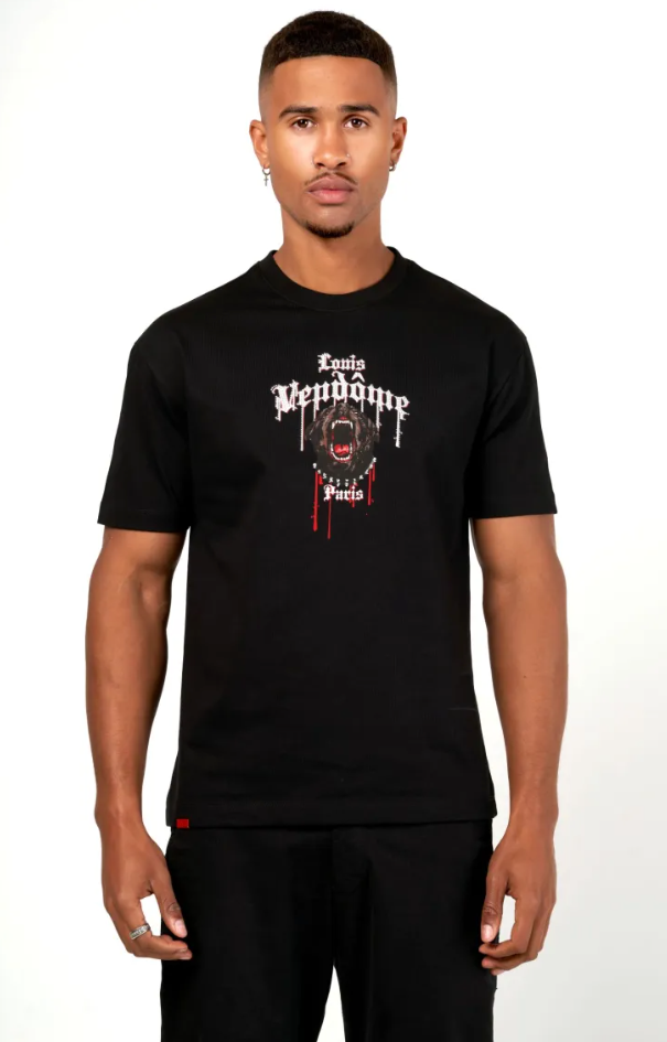 Louis Vendome T-Shirt - Security - Black - LV-73