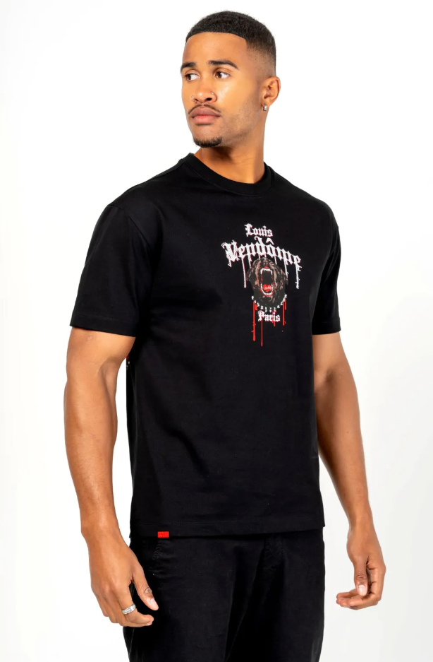 Louis Vendome T-Shirt - Security - Black - LV-73