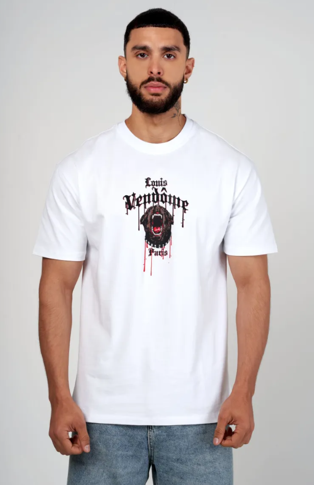 Louis Vendome T-Shirt - Security - White - LV-73