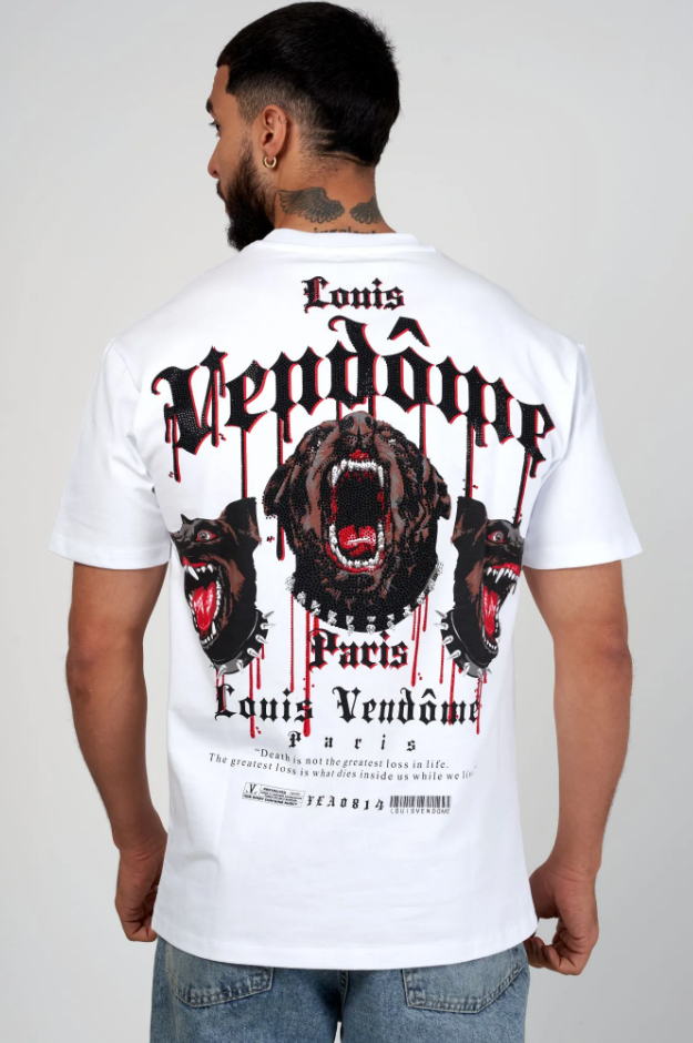 Louis Vendome T-Shirt - Security - White - LV-73