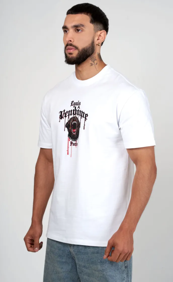 Louis Vendome T-Shirt - Security - White - LV-73