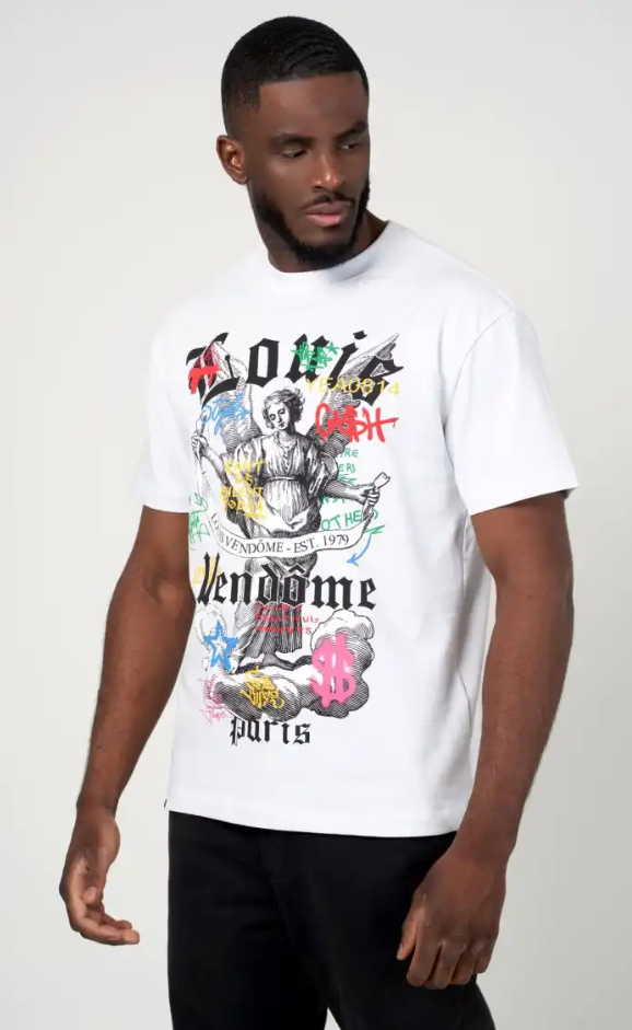 Louis Vendome T-Shirt - Angel - White - LV-68