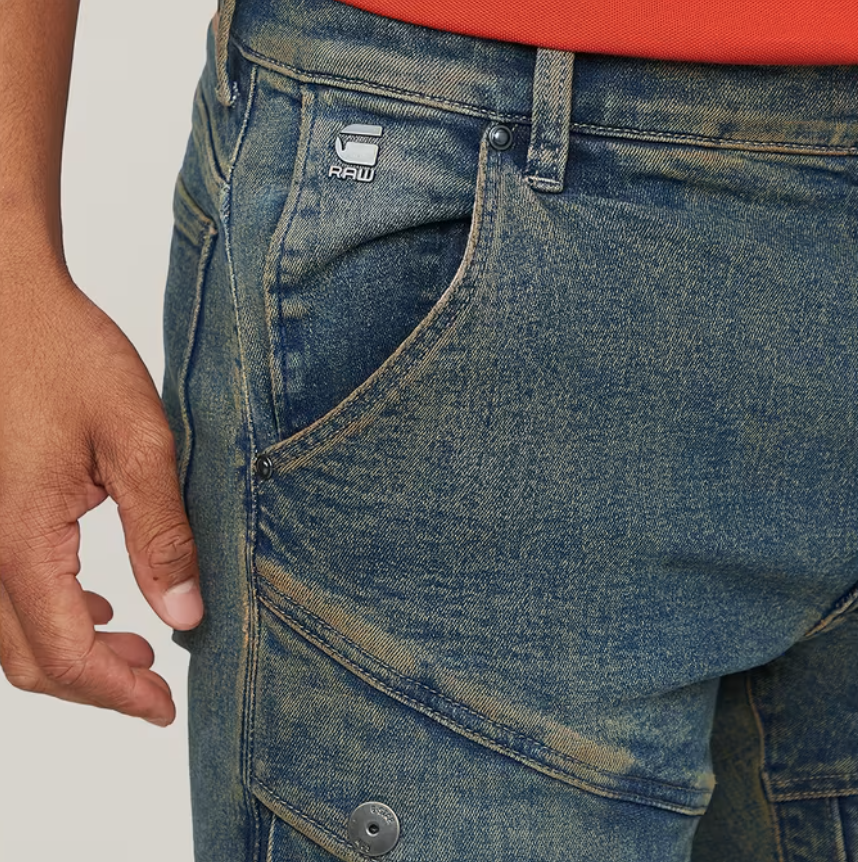 G-Star Jeans - Airblaze 3D Skinny - Antique Faded Mountain Side  - D16129