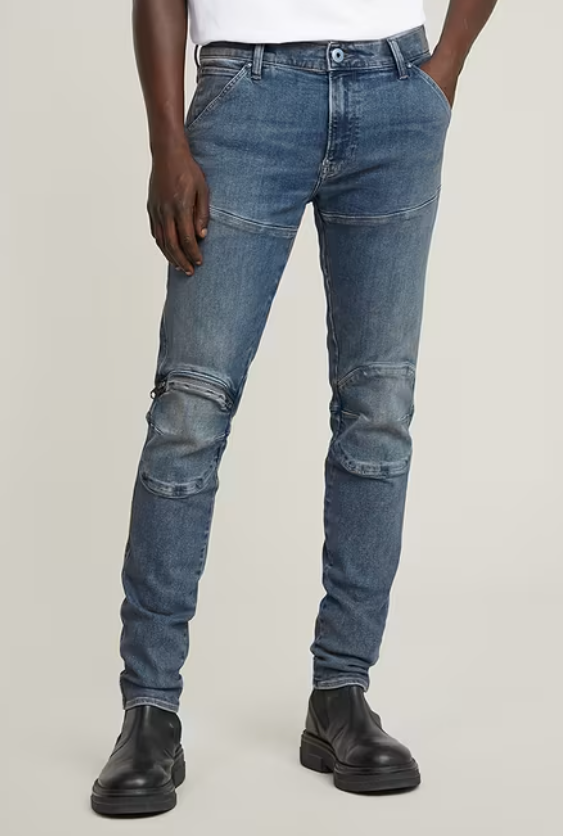 G-Star Jeans - 5620 3D Zip Knee - Antique Faded Lithium Flame  - D01252