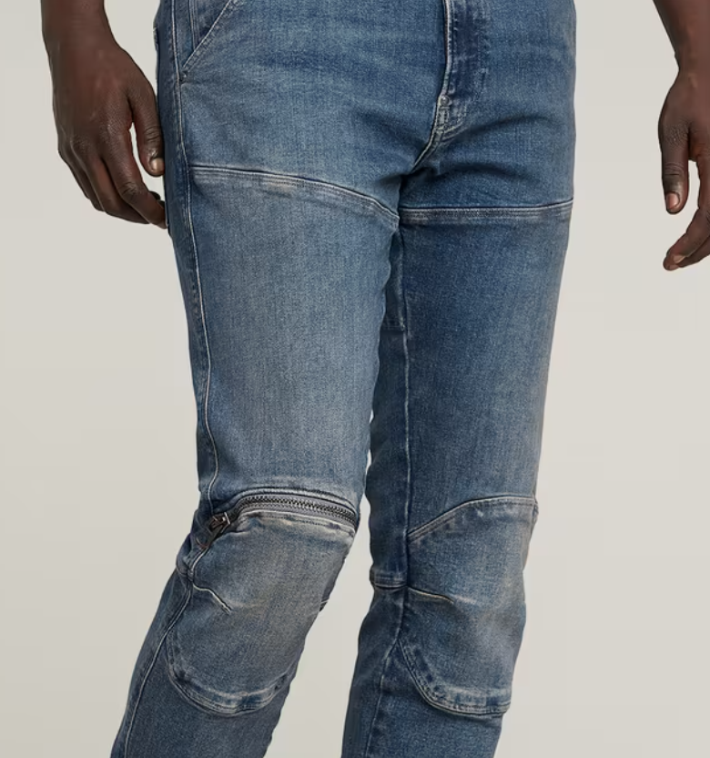 G-Star Jeans - 5620 3D Zip Knee - Antique Faded Lithium Flame  - D01252