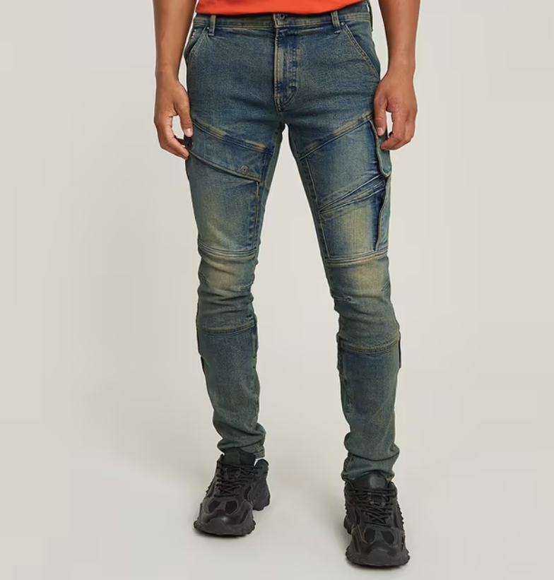 G-Star Jeans - Airblaze 3D Skinny - Antique Faded Mountain Side  - D16129