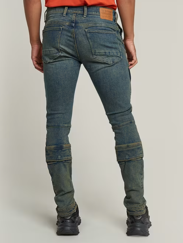 G-Star Jeans - Airblaze 3D Skinny - Antique Faded Mountain Side  - D16129