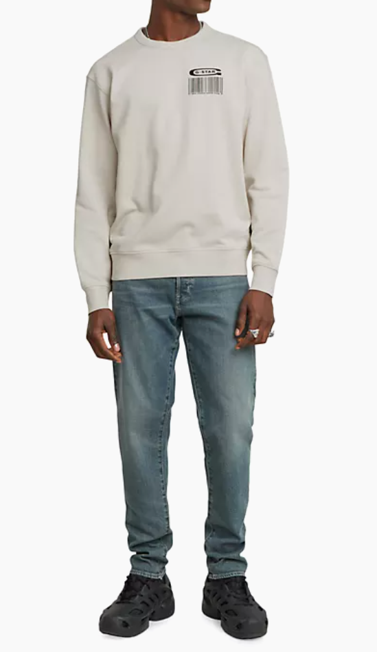 G-Star Sweater - Looper Sweat O UB - Whitebait - D26278