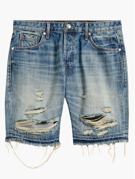 Billionaire Boys Club Shorts - BB Cadet Jean Shorts - Crater  - 851-3100