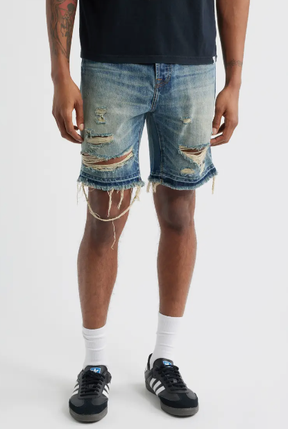 Billionaire Boys Club Shorts - BB Cadet Jean Shorts - Crater  - 851-3100