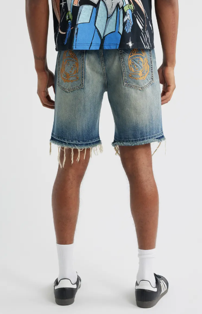 Billionaire Boys Club Shorts - BB Cadet Jean Shorts - Crater  - 851-3100
