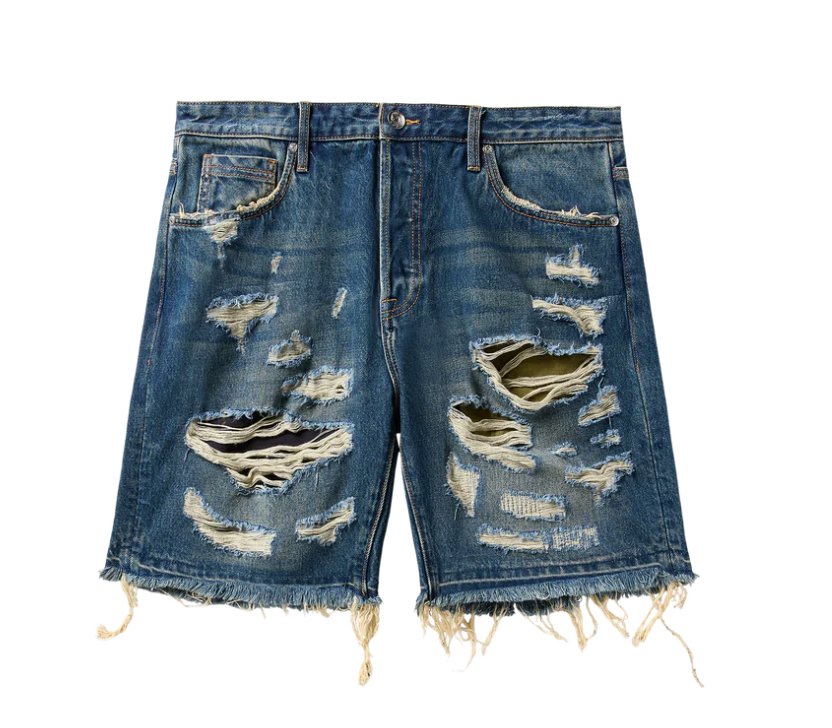 Billionaire Boys Club Shorts - BB Chronos Jean Shorts - Comet - 851-3102