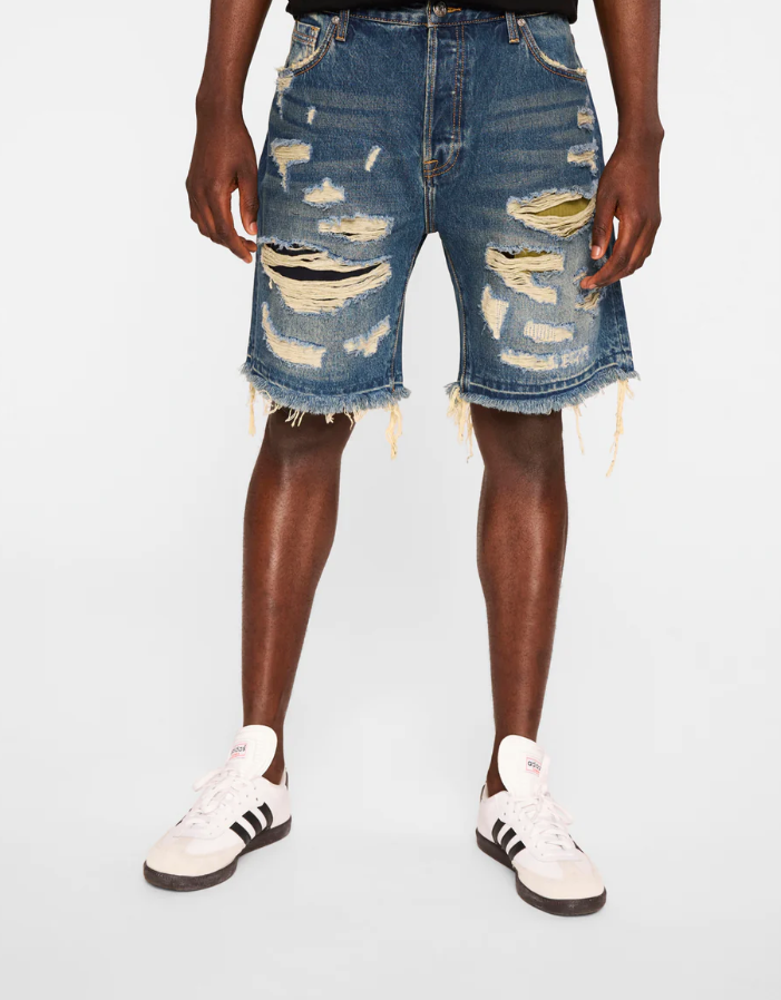 Billionaire Boys Club Shorts - BB Chronos Jean Shorts - Comet - 851-3102