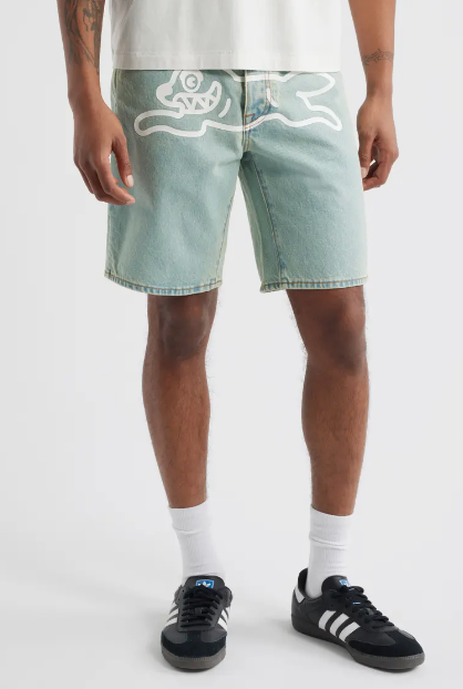 Icecream Shorts - Blue Dog Jean Shorts -Blueberry Haze - 451-3101