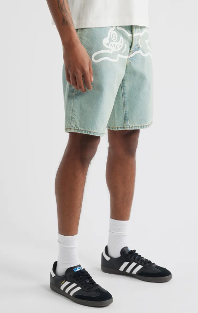 Icecream Shorts - Blue Dog Jean Shorts -Blueberry Haze - 451-3101