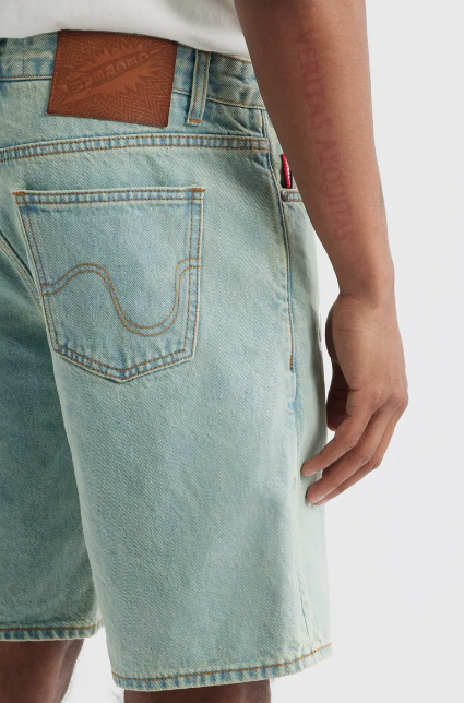 Icecream Shorts - Blue Dog Jean Shorts -Blueberry Haze - 451-3101