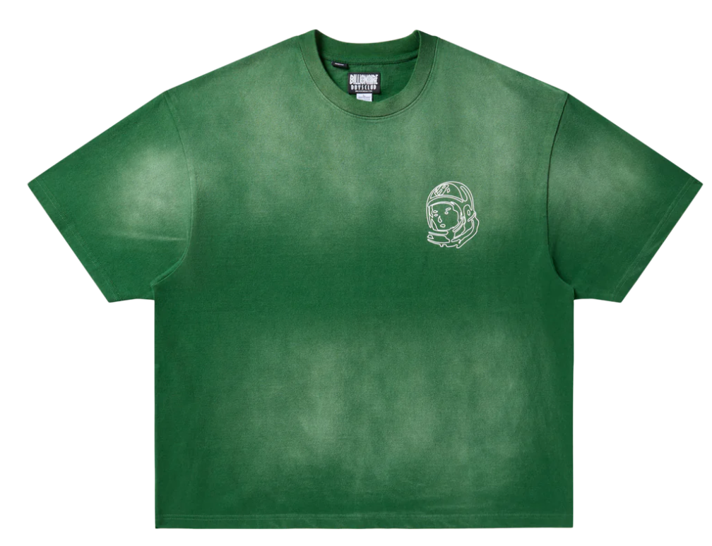 Billionaire Boys Club T-Shirt - BB Faded Helmet SS Knit - Eden - 851-3307