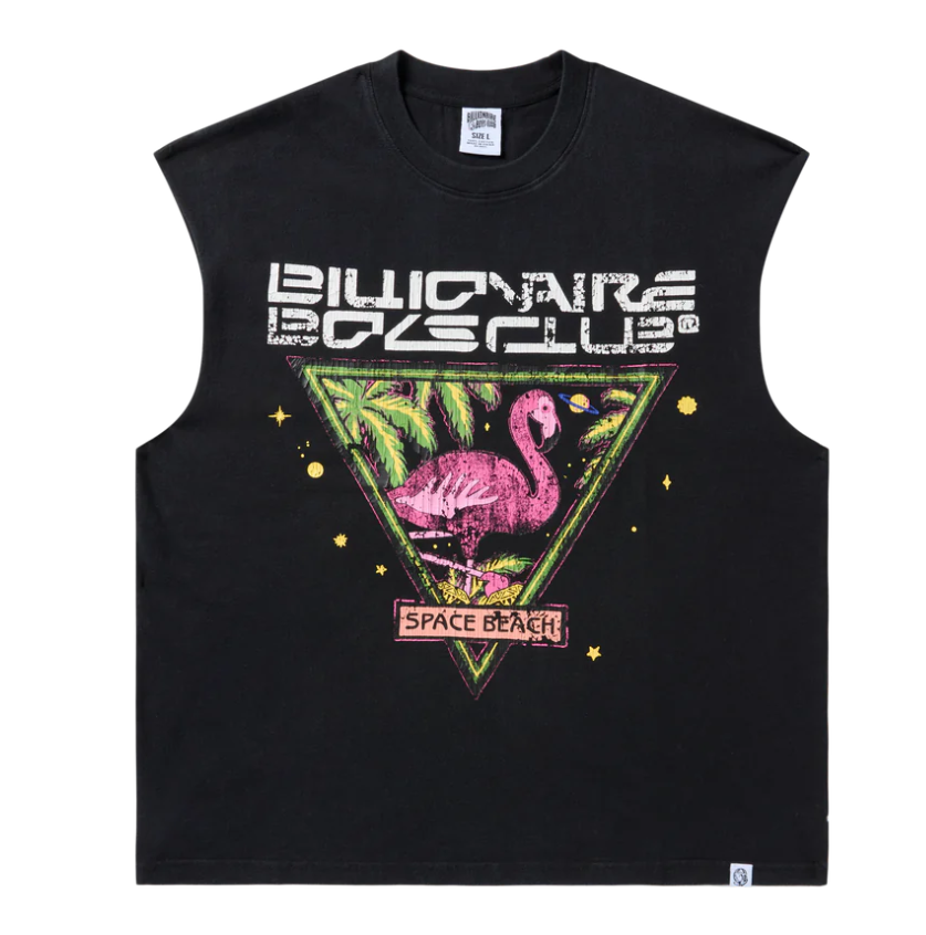 Billionaire Boys Club T-Shirt - BB Space SL Knit - Black - 851-3312